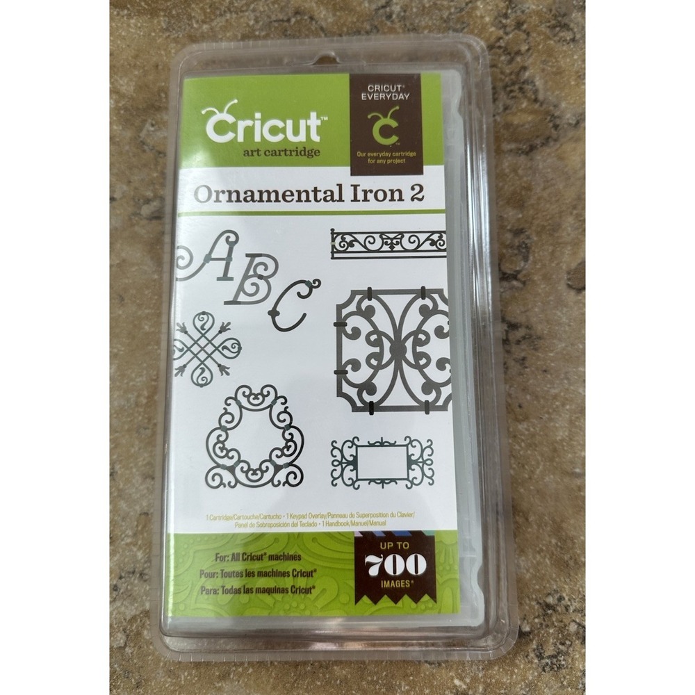 New Cricut "Ornamental Iron 2" Art Cartridge 2012 Provo Craft